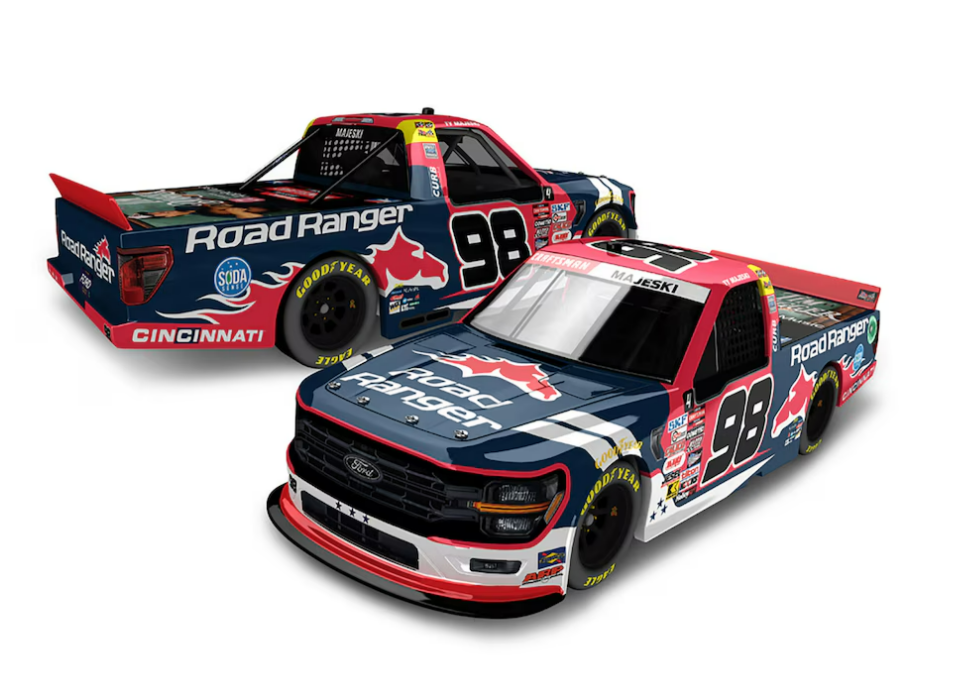 NASCAR ミニカー　FORD 1/24 A3 Ty Majeski Action Racing #98 Road Ranger 2024 NASCAR