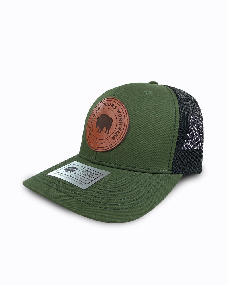 Buffalo Outdoors® Workwear Circle Patch Trucker Hat