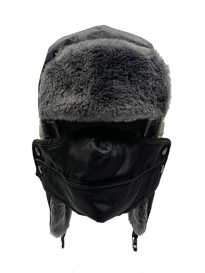 Buffalo Outdoors® Workwear Black Reflective Aviator Hat
