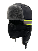 Buffalo Outdoors® Workwear Black Reflective Aviator Hat