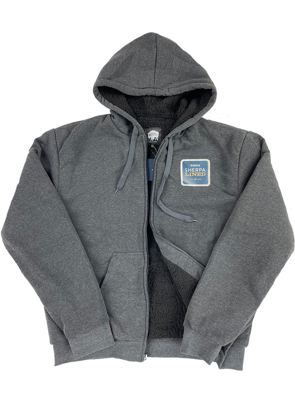 Buffalo Outdoors® Workwear Men's Sherpa Lined Hooded Sweatshirt