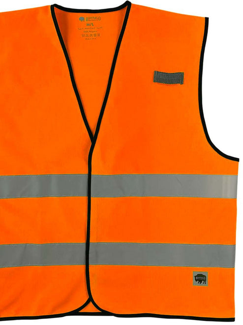 Buffalo Outdoors® Workwear Class 2 Hi Vis Reflective Safety Work Vest