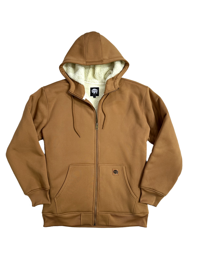 Buffalo Outdoors® Workwear Men's New Sherpa Lined Hooded Sweatshirt