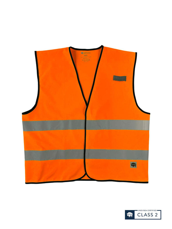 Buffalo Outdoors® Workwear Class 2 Hi Vis Reflective Safety Work Vest