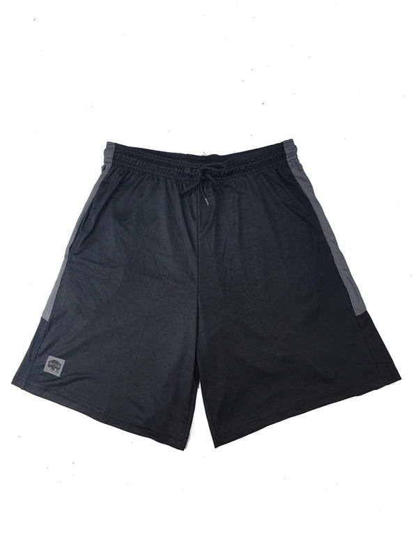 Buffalo Outdoors® Men's Comfort Fit Solid Semi-Stripe Athletic Short
