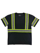 Buffalo Outdoors® Workwear Black Short Sleeve Safety T-Shirt