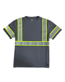 Buffalo Outdoors® Workwear Grey Short Sleeve Safety T-Shirt