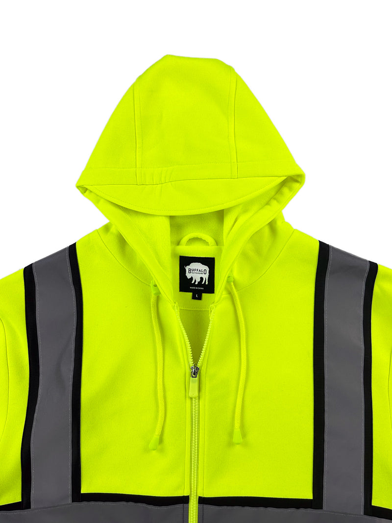 Buffalo Outdoors® Workwear Class 2 Hi Vis Reflective HD Safety Hoodie