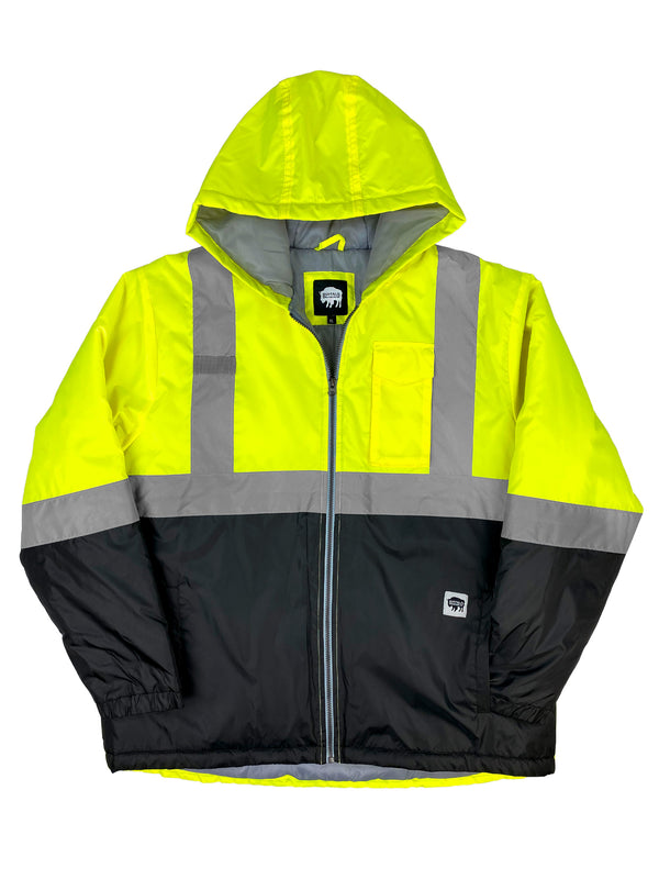 Buffalo Outdoors® Workwear Class 2 Hi Vis Safety Two-Tone Lightweight Field Jacket 2.0