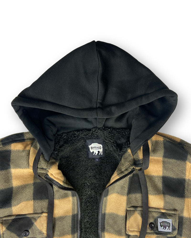 Buffalo Outdoors® Workwear Sherpa Lined Hooded Fleece