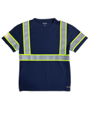 Buffalo Outdoors® Workwear Navy Short Sleeve Safety T-Shirt