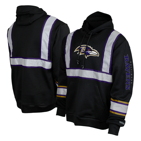 Buffalo Outdoors X NFL Safety Black Hooded Sweatshirt: AFC Teams