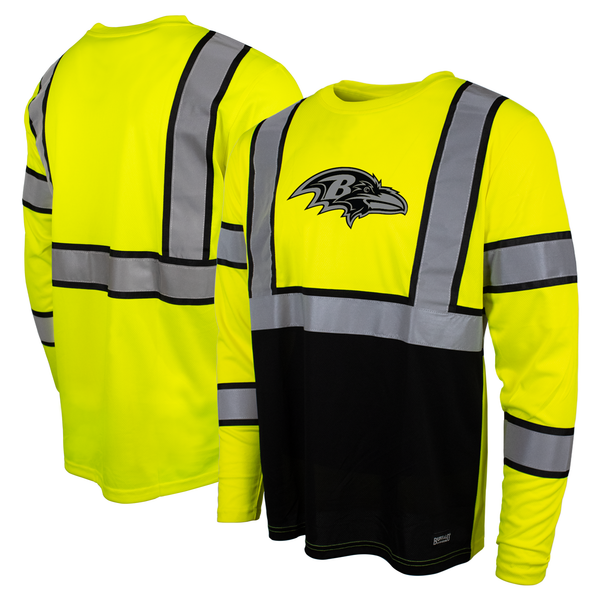 Buffalo Outdoors X NFL Hi-Vis Long Sleeve Safety T-Shirt: AFC Teams