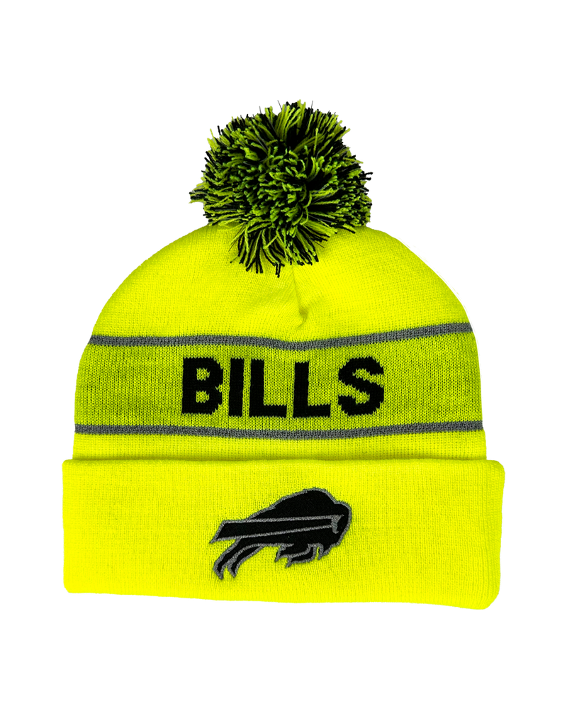 Buffalo Outdoors X NFL Safety Hi Vis Knit Pom Hat