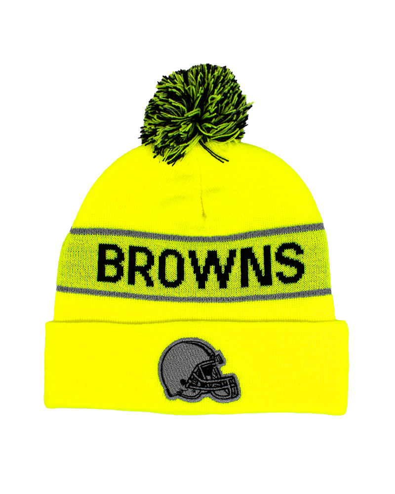 Buffalo Outdoors X NFL Safety Hi Vis Knit Pom Hat