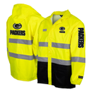 Buffalo Outdoors X NFL Hi Vis Safety Hooded Rainshell: NFC Teams