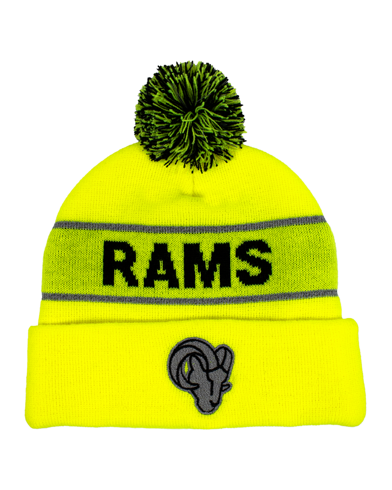 Buffalo Outdoors X NFL Safety Hi Vis Knit Pom Hat