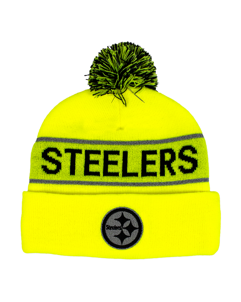 Buffalo Outdoors X NFL Safety Hi Vis Knit Pom Hat