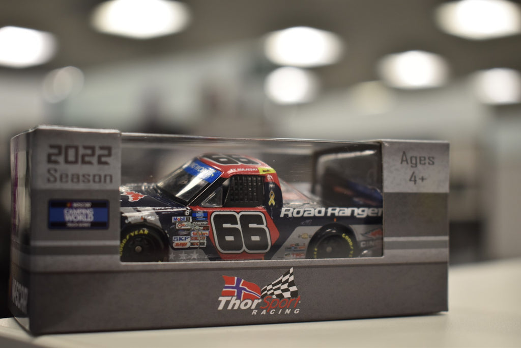 TY MAJESKI 2022 ROAD RANGER BRISTOL RACED WIN 1 64 ARC TRUCK DIECAST