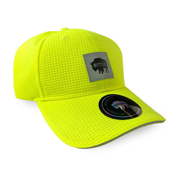 Buffalo Outdoors® Workwear Hi Vis Reflective Safety Mesh Hat