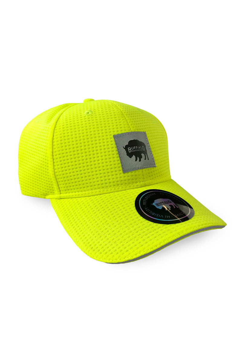 Buffalo Outdoors® Workwear Hi Vis Reflective Safety Mesh Hat