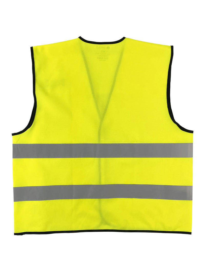 Buffalo Outdoors® Workwear Class 2 Hi Vis Reflective Safety Work Vest - Yellow