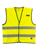 Buffalo Outdoors® Workwear Class 2 Hi Vis Reflective Safety Work Vest - Yellow