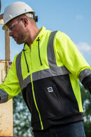 Buffalo Outdoors® Workwear Class 2 Hi Vis Reflective Safety Hoodie - Yellow
