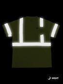 Buffalo Outdoors® Workwear Class 2 Reflective Hi Vis Safety Pocket Short Sleeve T-Shirt - Yellow