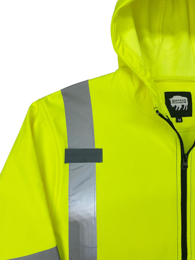 Buffalo Outdoors® Workwear Class 2 Hi Vis Safety Softshell Jacket