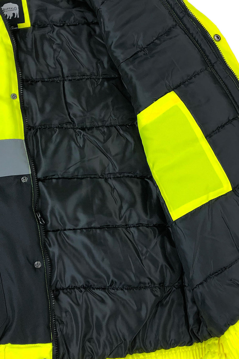 Buffalo Outdoors® Workwear Class 2 Hi Vis Safety Winter Jacket